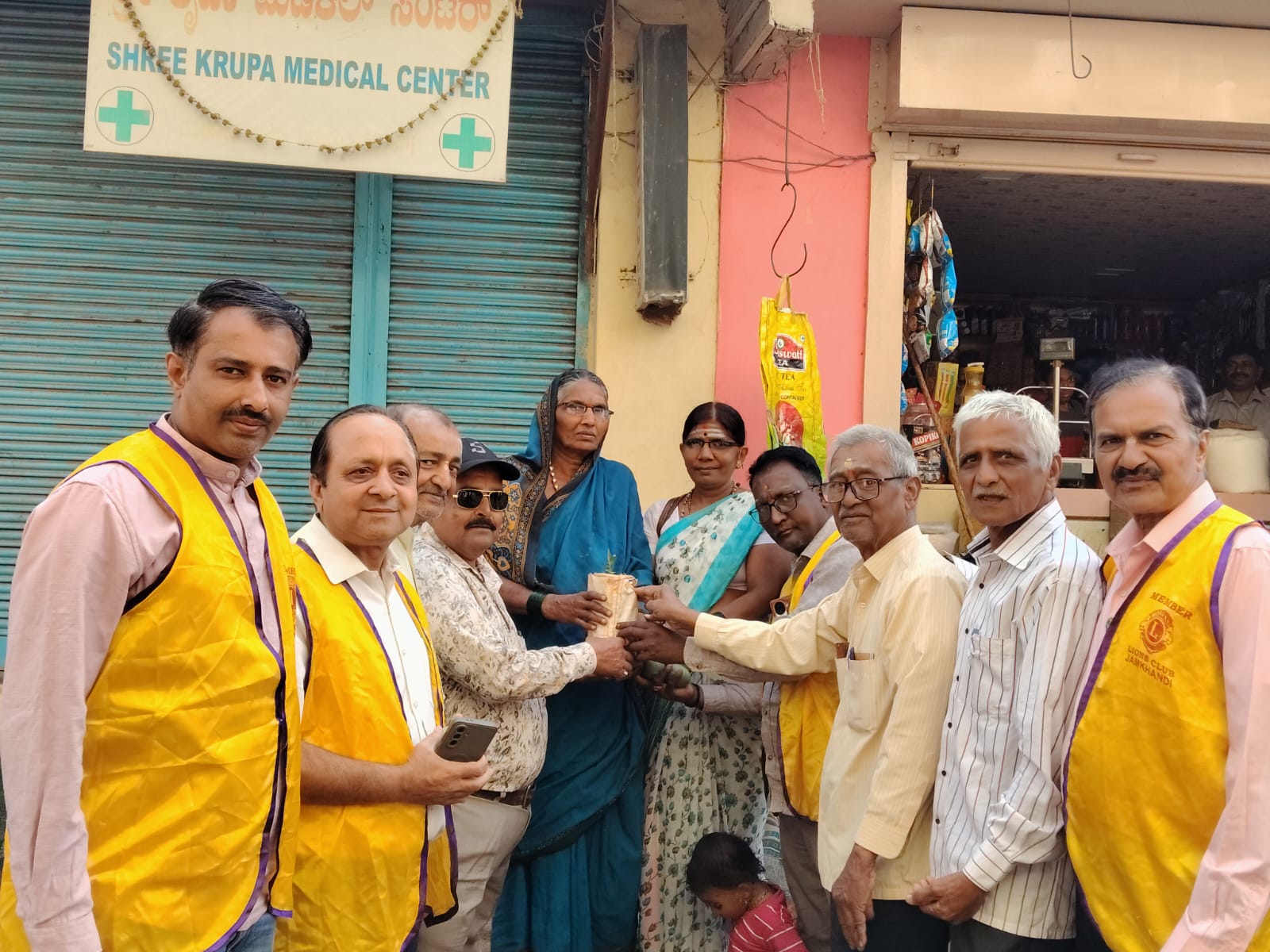 On the occasion of Mahashivarathri LCJ distributed 120 Bilvapathri Saplings were distributed