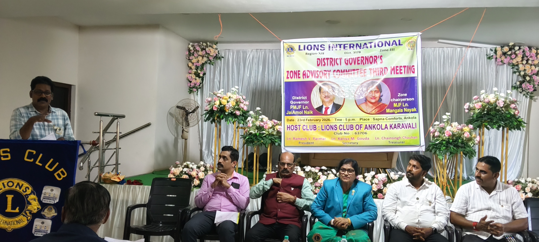 PARTICIPATED DISTRICT GOVERNOR'S 3RD ZONE ADVISORY COMMITTEE MEETING.