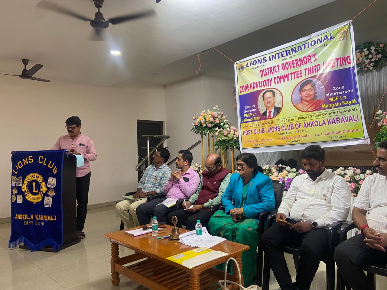 PARTICIPATED DISTRICT GOVERNOR'S 3RD ZONE ADVISORY COMMITTEE MEETING.