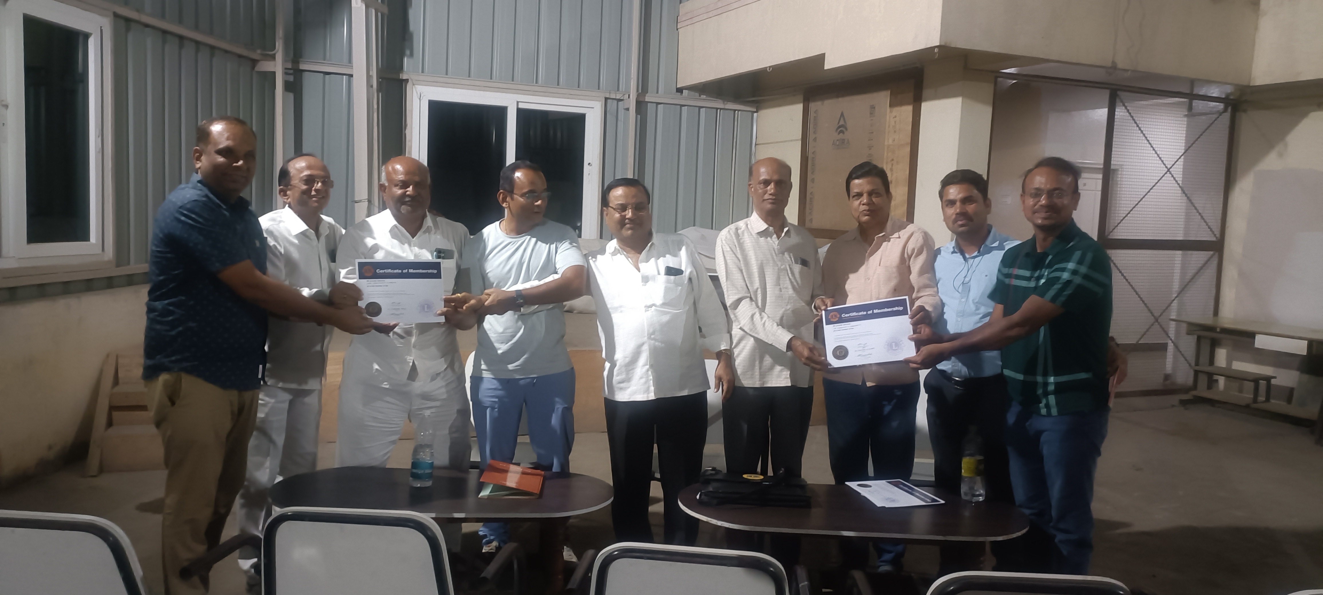 New members inducted to Club 