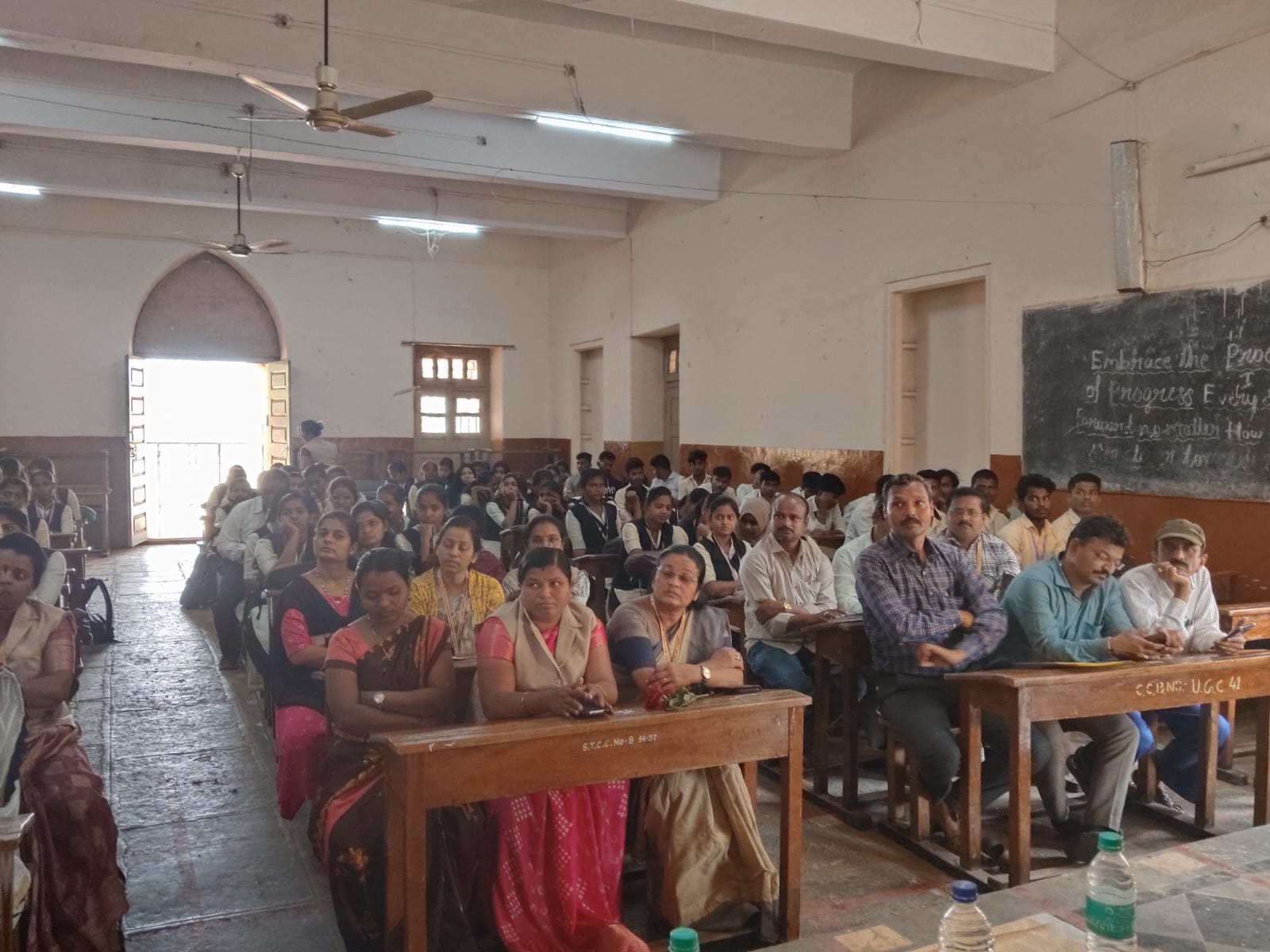 Free Eye Testing Camp held at S.T.C Arts & Commerce College, Banahatti