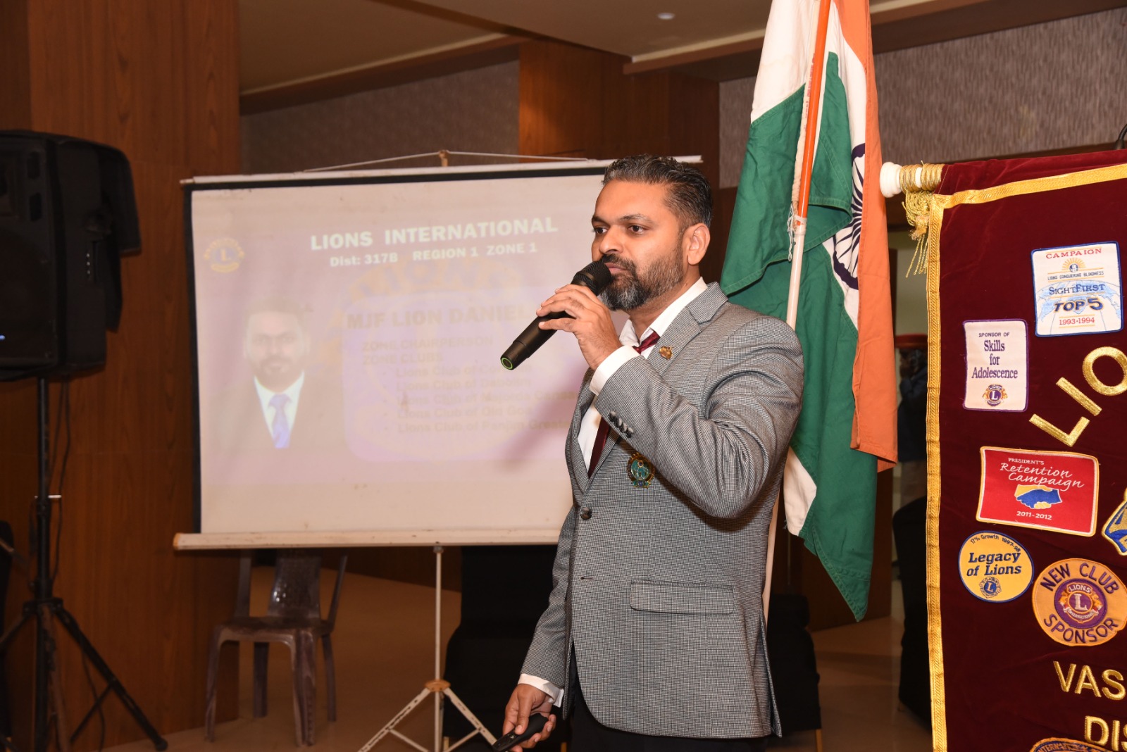 Presented Zone Report at Region 1 Meet 