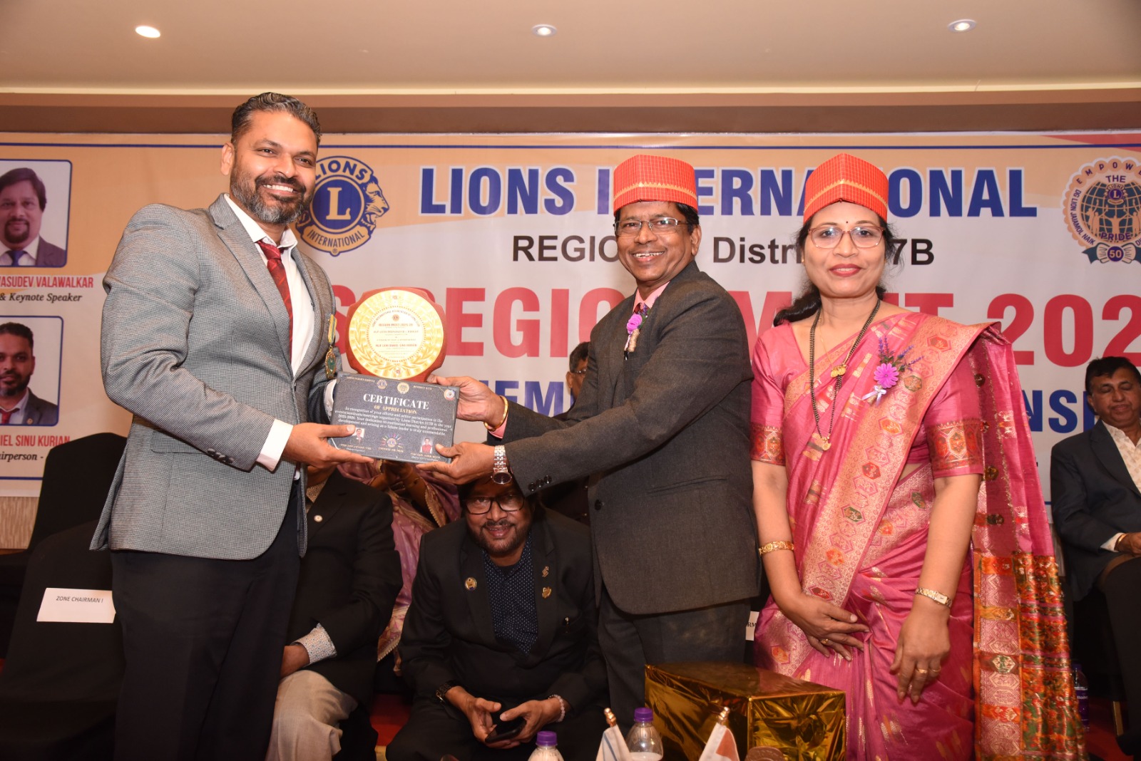 Presented Zone Report at Region 1 Meet 