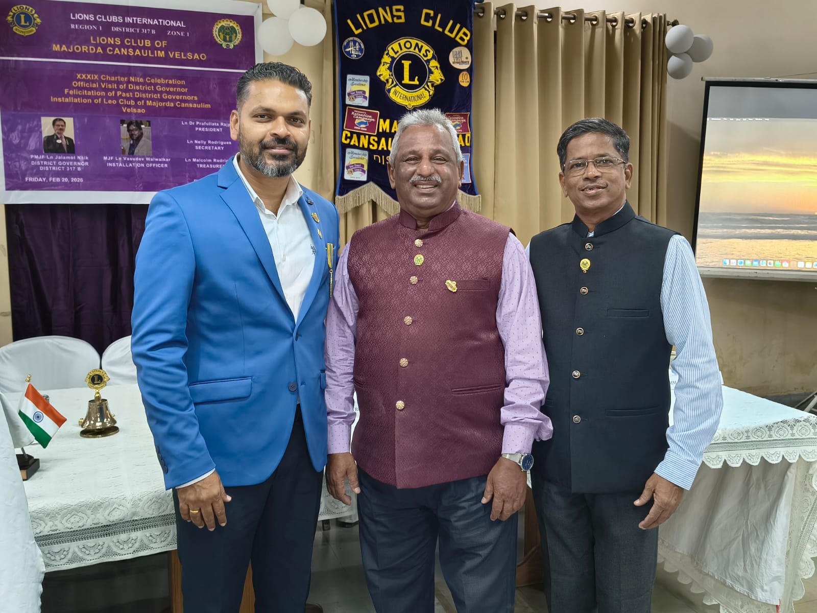 39TH CHARTER NITE CELEBRATION OF LIONS CLUB OF MAJORDA-CANSAULIM-VELSAO