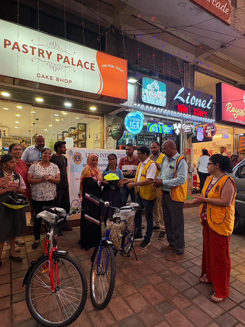 two bicycles were distributed to two identified needy students of Majorda
