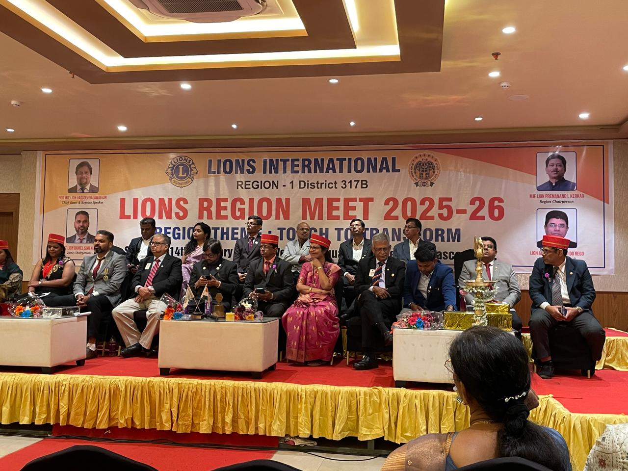 Attended Region  meet of RC lion Kerkar  at Vasco Da Gama