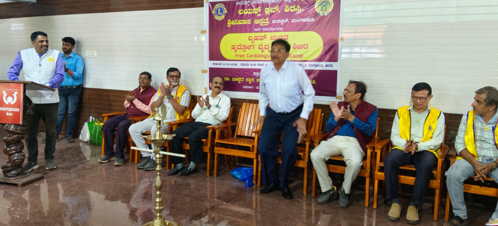 ATTENDED LIONS CLUB OF SIRSI MEGA HELATH CHECK UP CAMP (SPECIALLY FOR HEART)