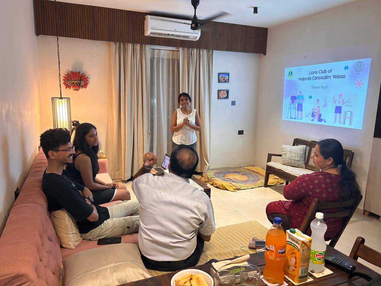 Meeting for introducing Leo Omega club 