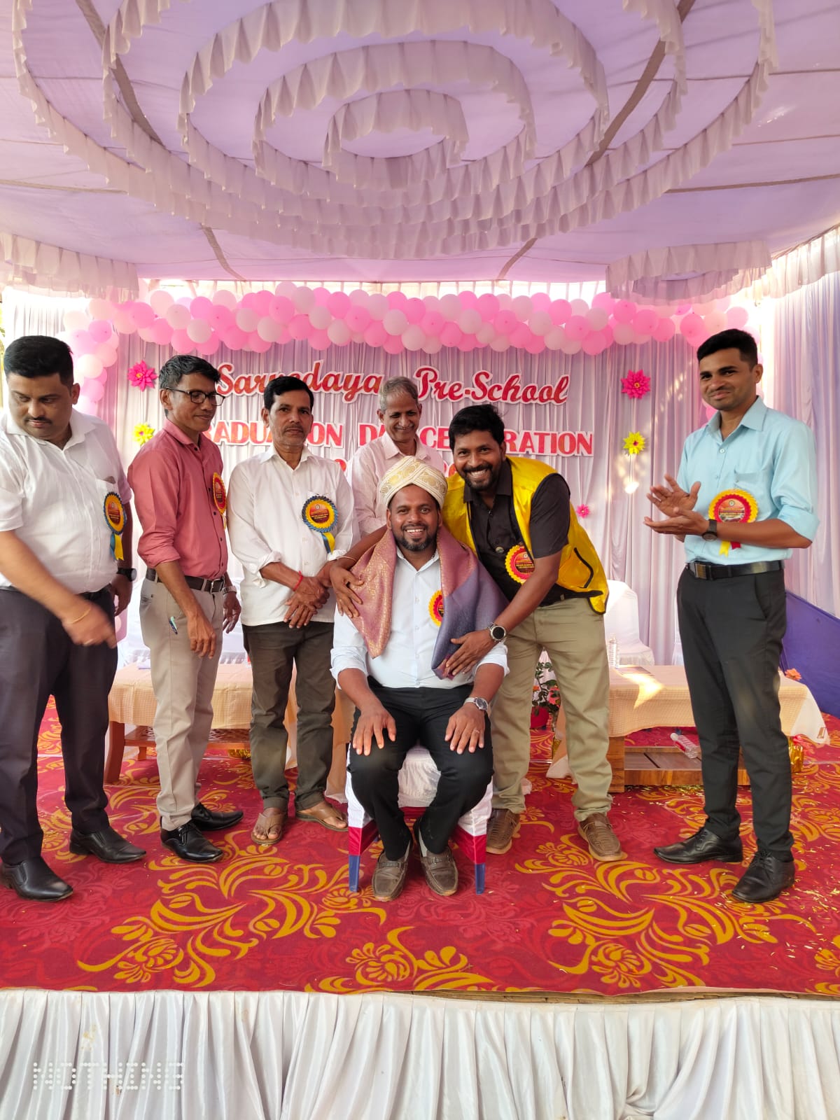 PARTICIPATING WITH SARVODAYA SCHOOL ANNUAL GATHERING.