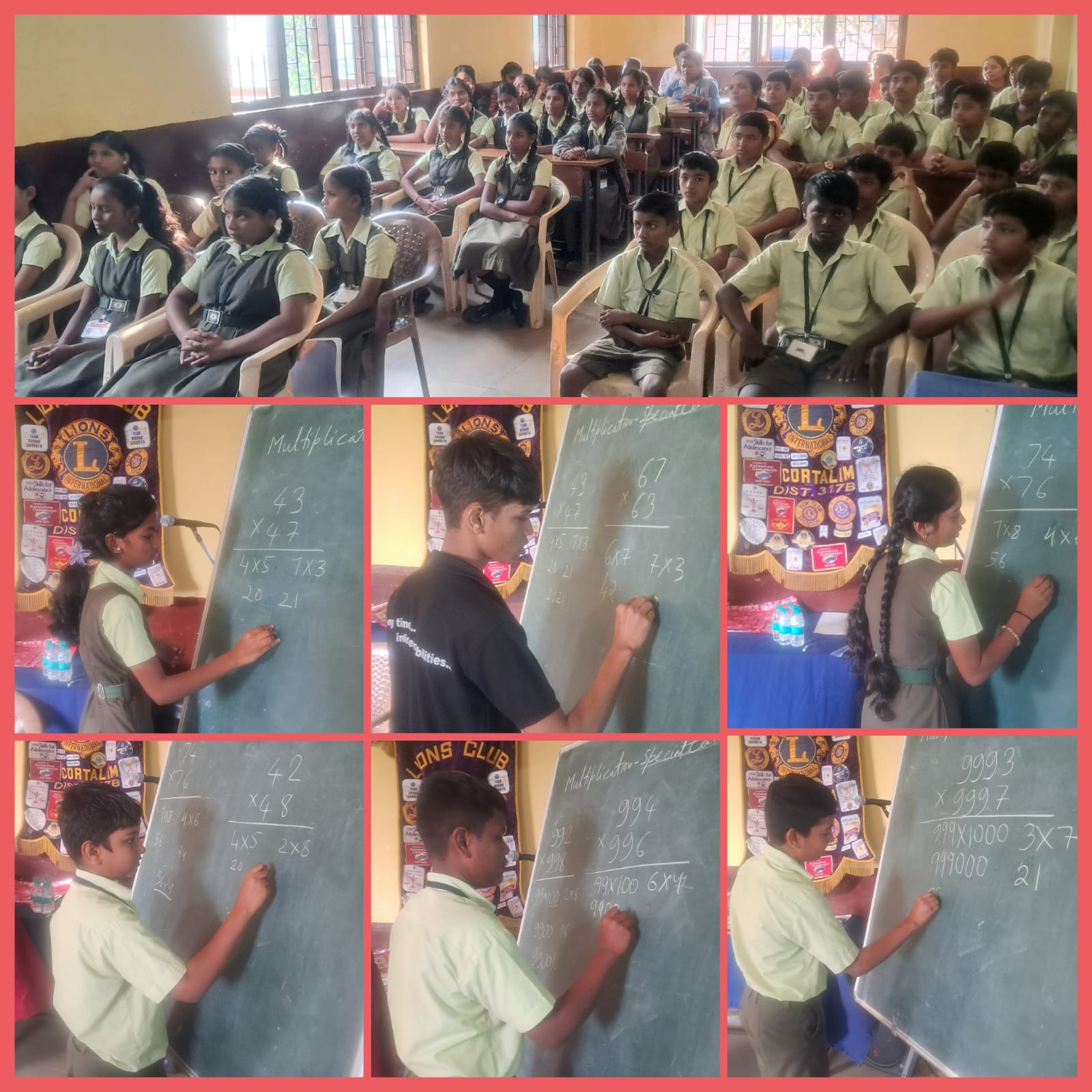 Introductory Vedic Mathematics Workshop by Lions Club of Cortalim