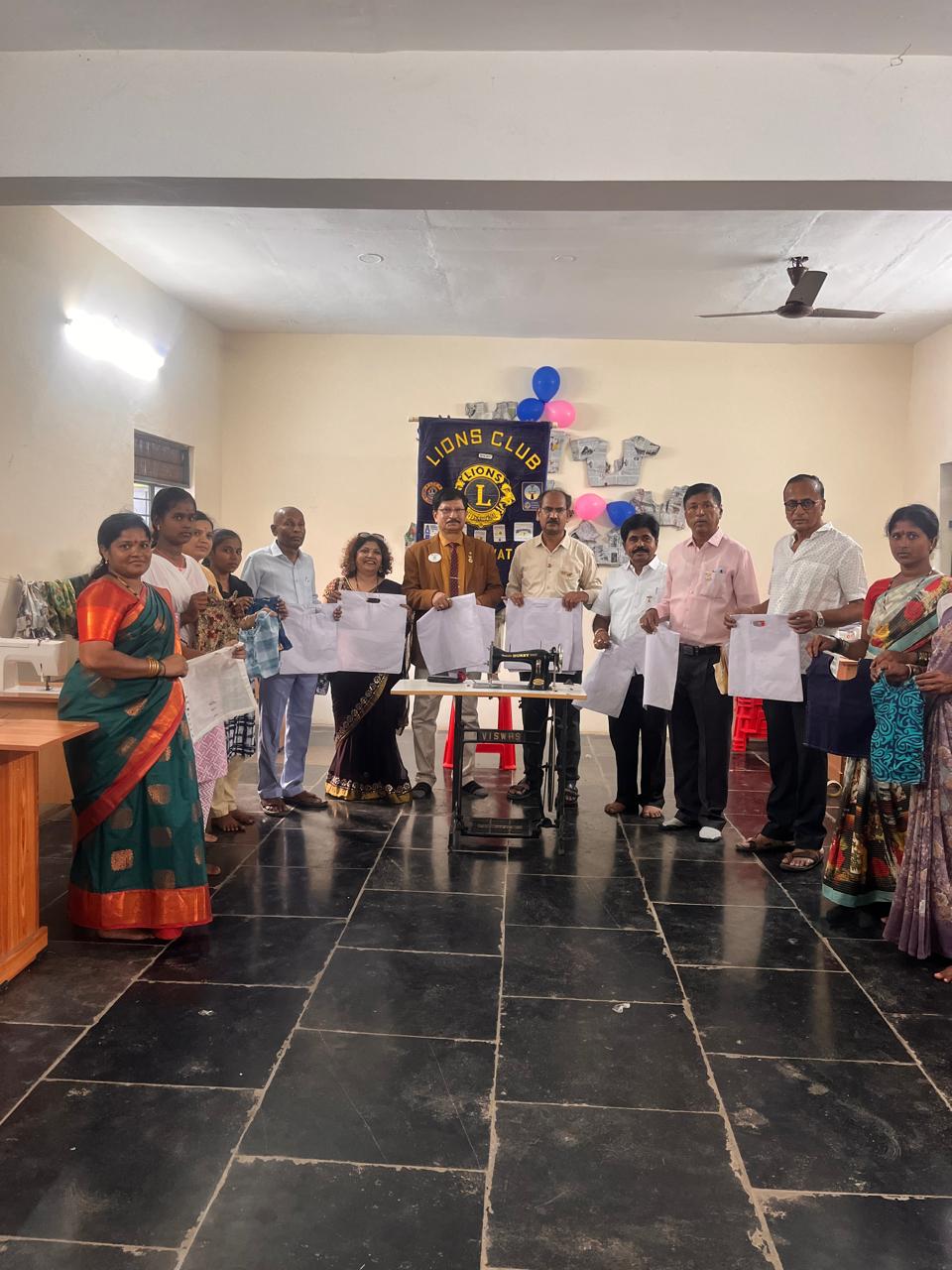 conducting higher tailoring classes to the ladies