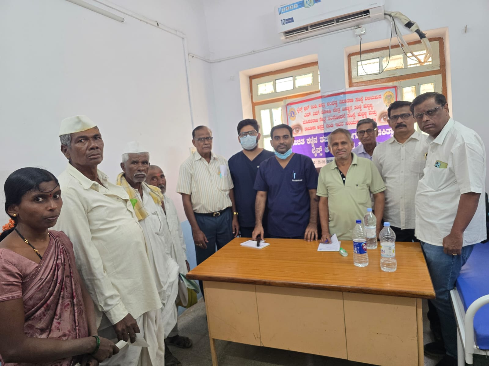 indi lions club conducted eye camp in indi.