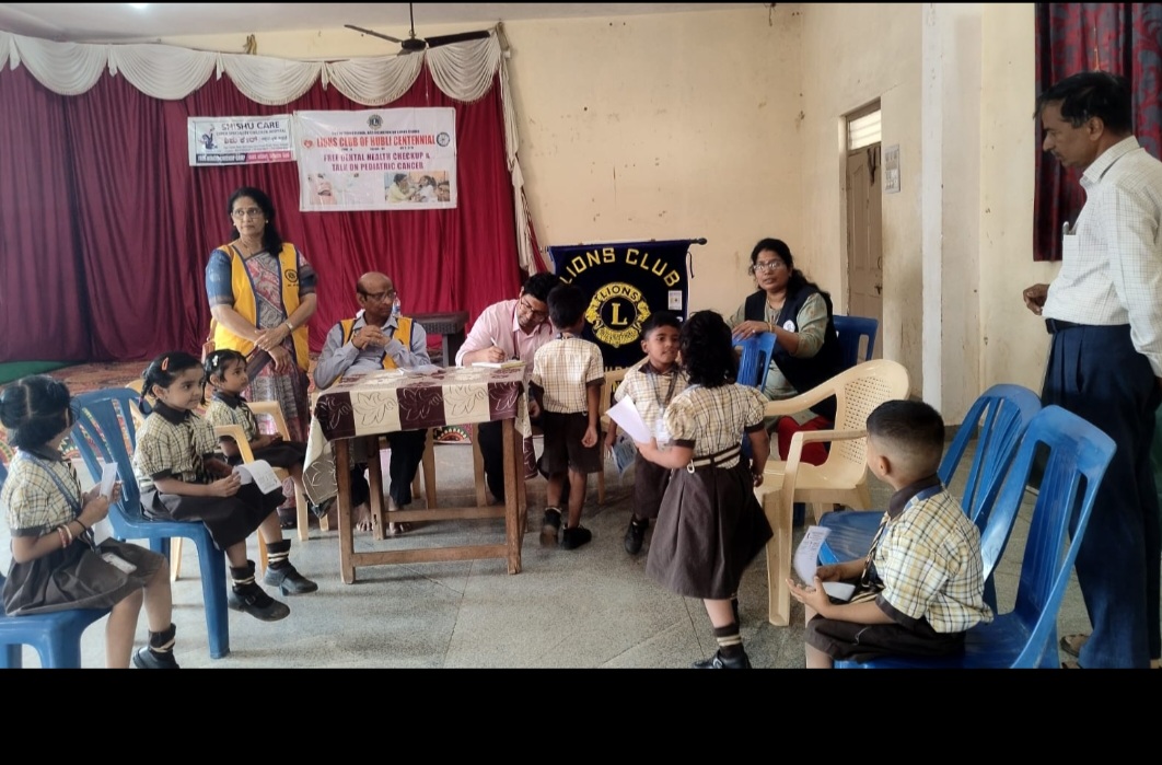 Dental checkup camp at kokati school 