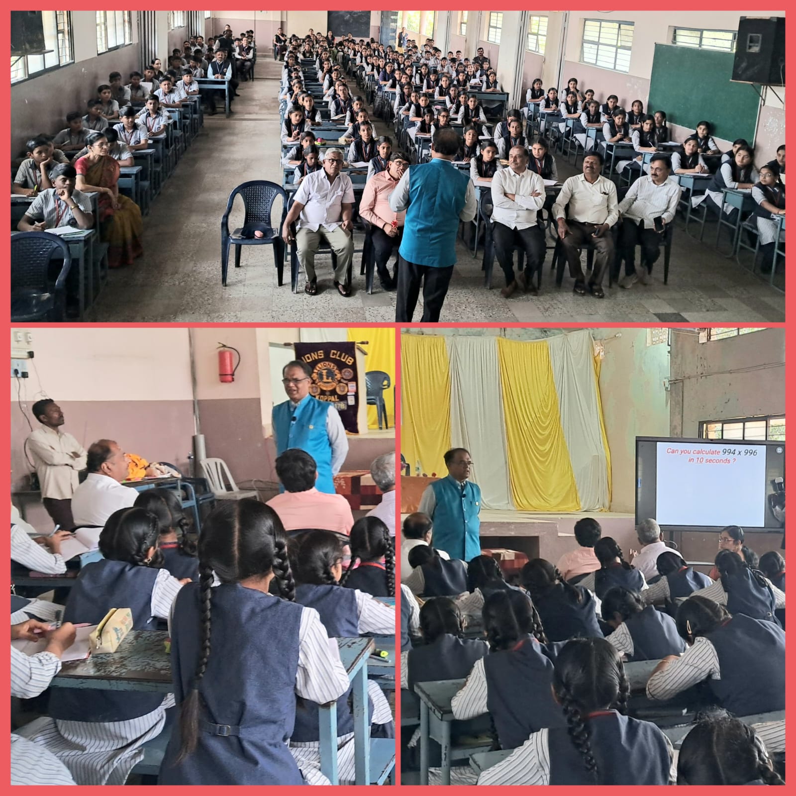 Introductory Vedic Mathematics Workshop by Lions Club of Koppal