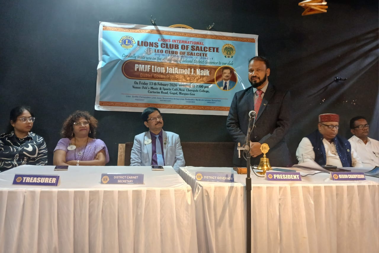 2 Members of our Club attended the DG Visit of Lions Club of Salcete