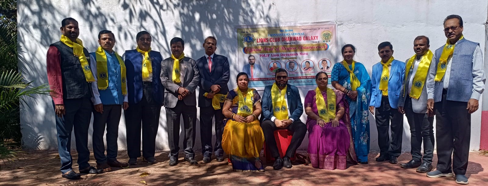 REGION CHAIRPERSON VISIT- LIONS CLUB OF DHARWAD GALAXY