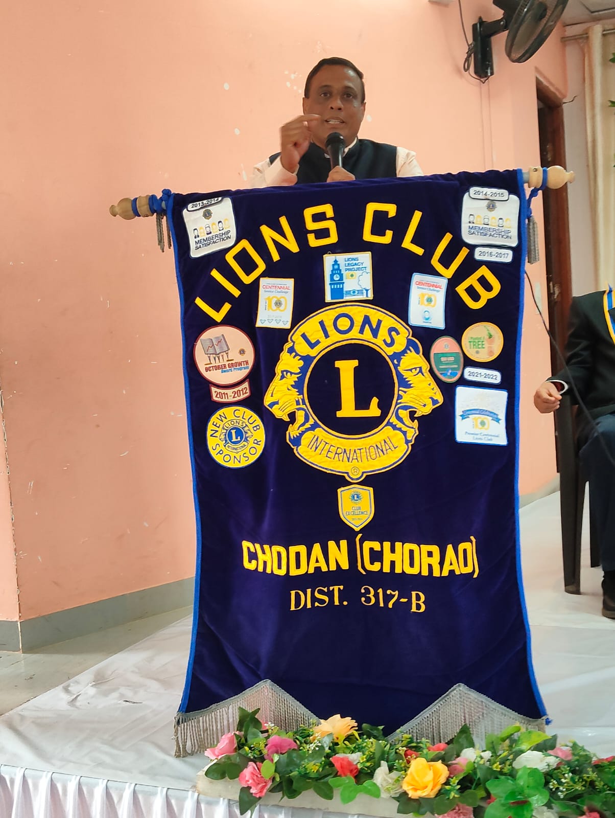Attended DG Visit To Lions Club of Chodan. Had a Conversations with Environment Service Week With Members of LC Chodan and Other Club Members