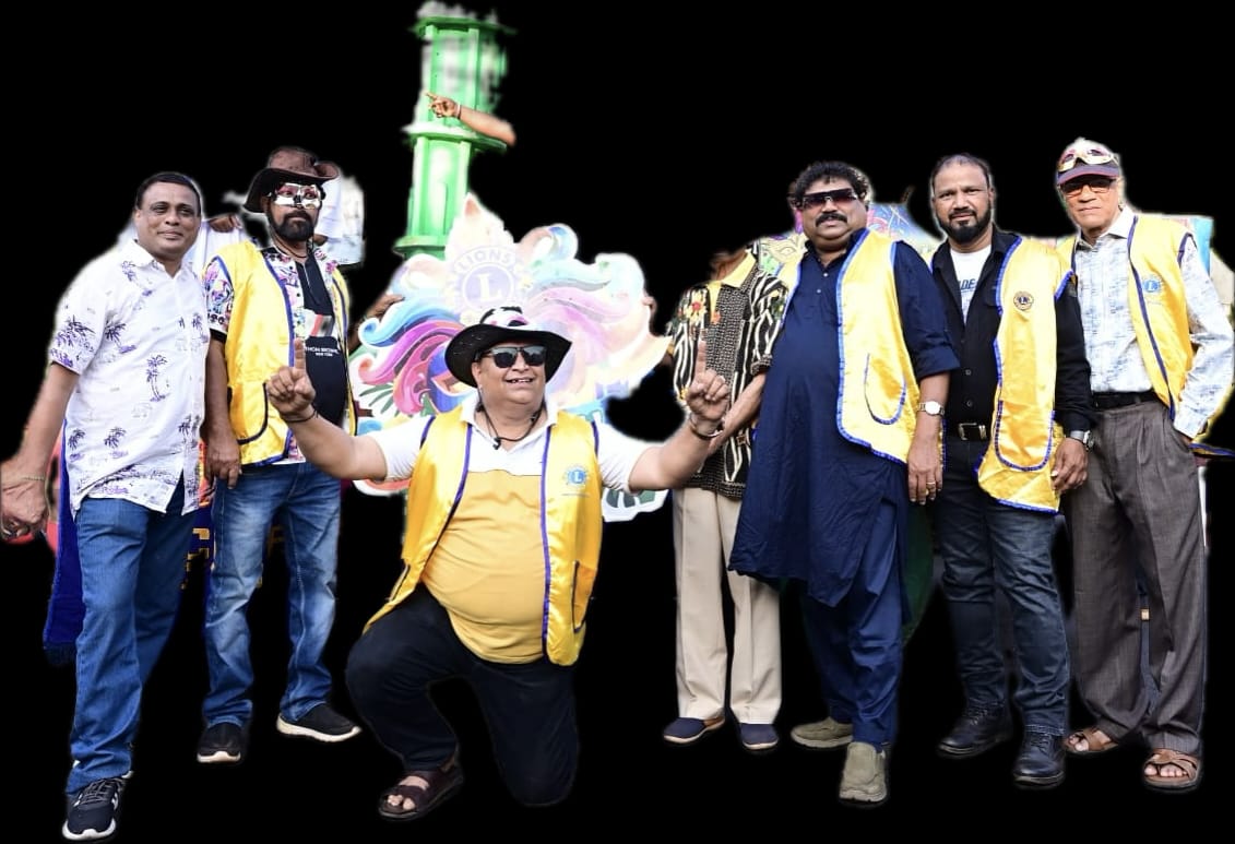 Attended Carnival Float of District 317 B Lions Float of  STAND TOGETHER FOR RELIGIOUS EQUALITY. 🛕🕌⛪✝️🕉️☪️  ONE RELIGION ie. RELIGION OF LOVE .  FESTIVALS UNITE, LIONS SERVE.  DG, DCS, DCT were Present
