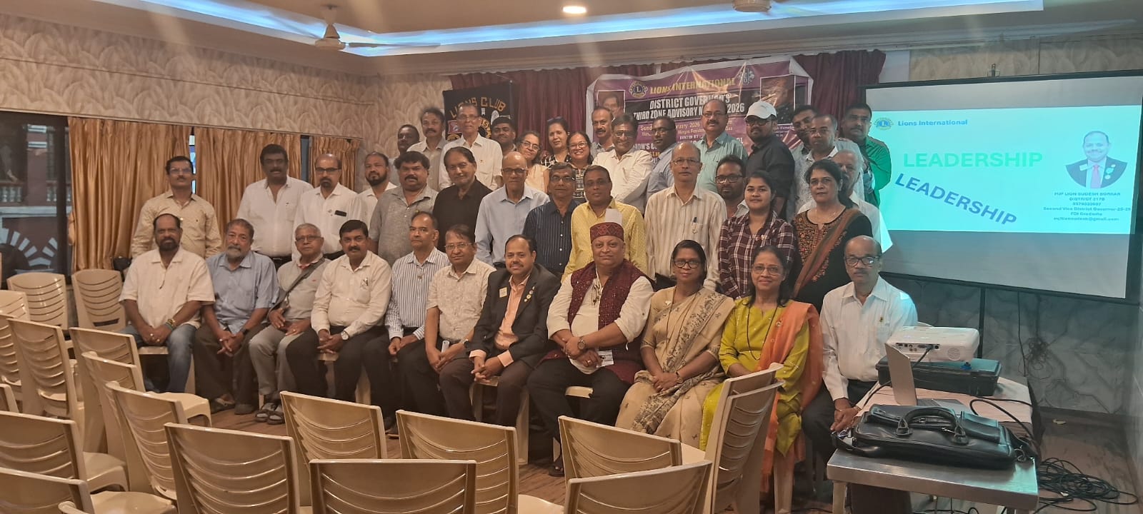 Attended CLLI On Leadership of District Level at Margao by FDI Graduate MJF Lion Sudesh Borkar