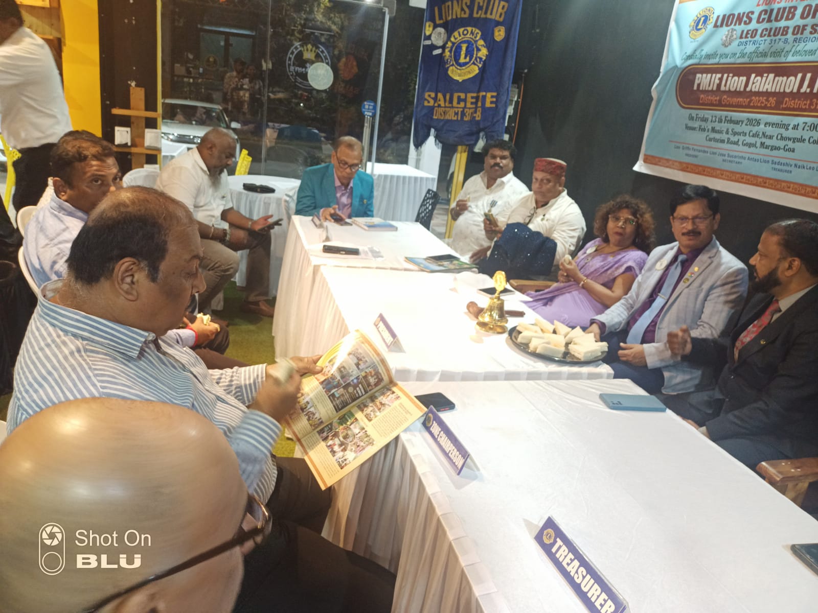 Special BOD meeting with the district governor during his official visit to the club