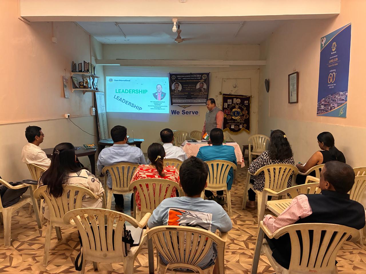 Attended CLLI Organised by Lions Club of Vasco was on Leadership by MJF Lion Sudesh Borkar SVDG and FDI Graduate