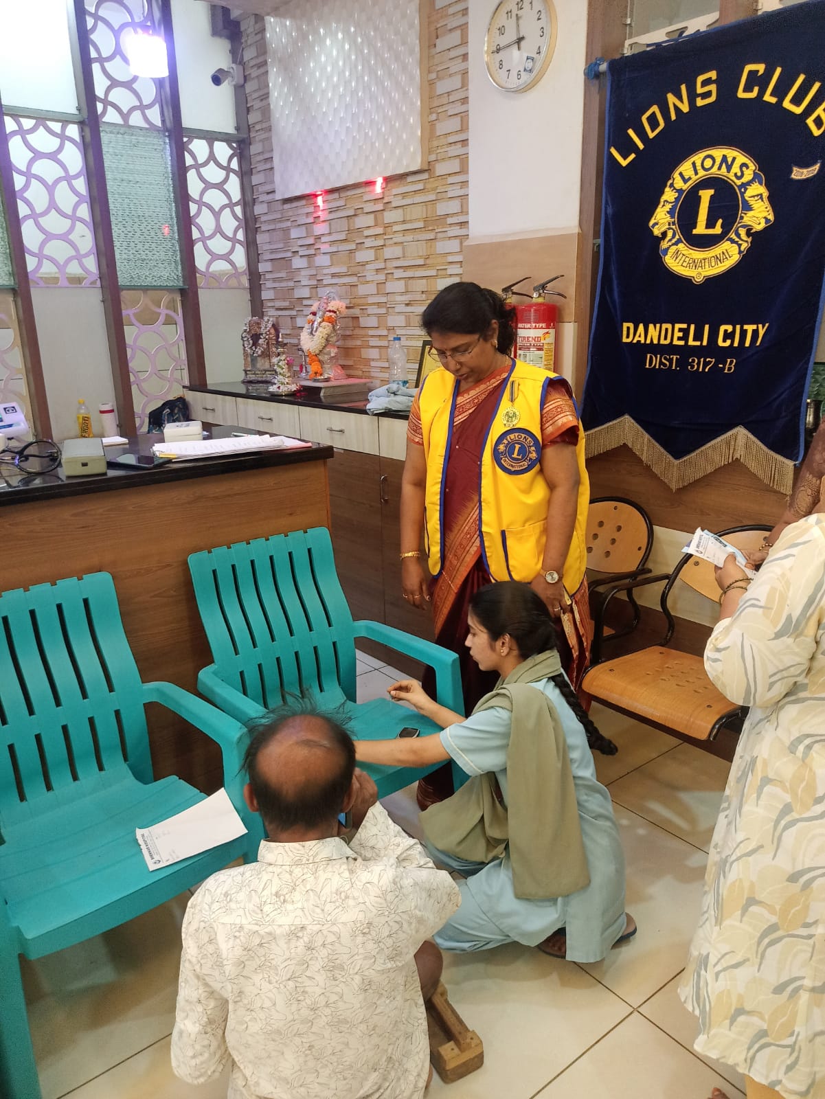 Free Diabetes, BP, ECG Heart check up camp