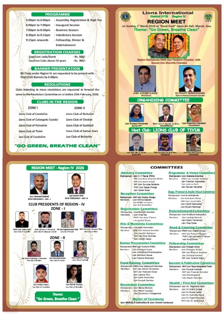 MEETINGS AS HOST FOR REGION MEET