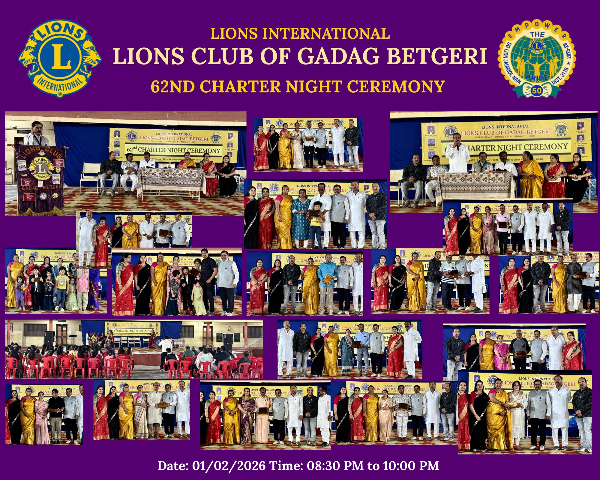 62nd Charter Night ceremony