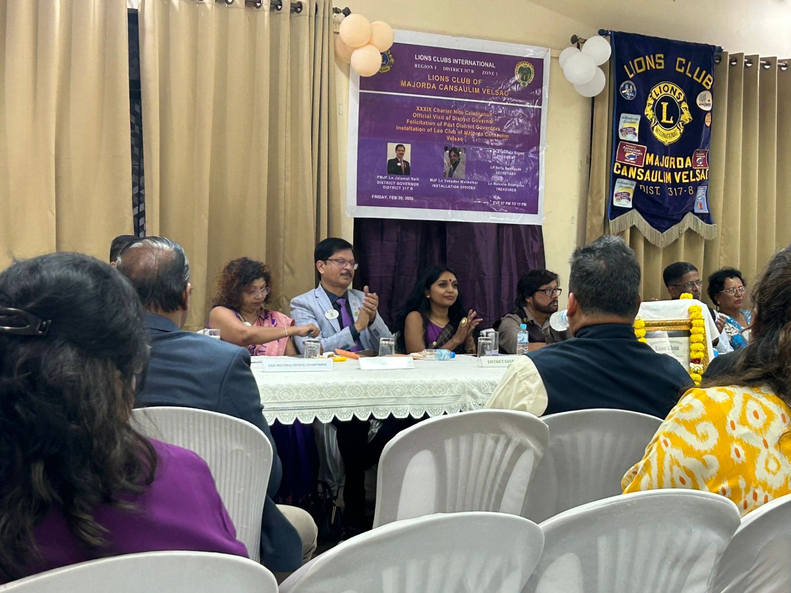 Attended DG Visit at Lion Club Majorda