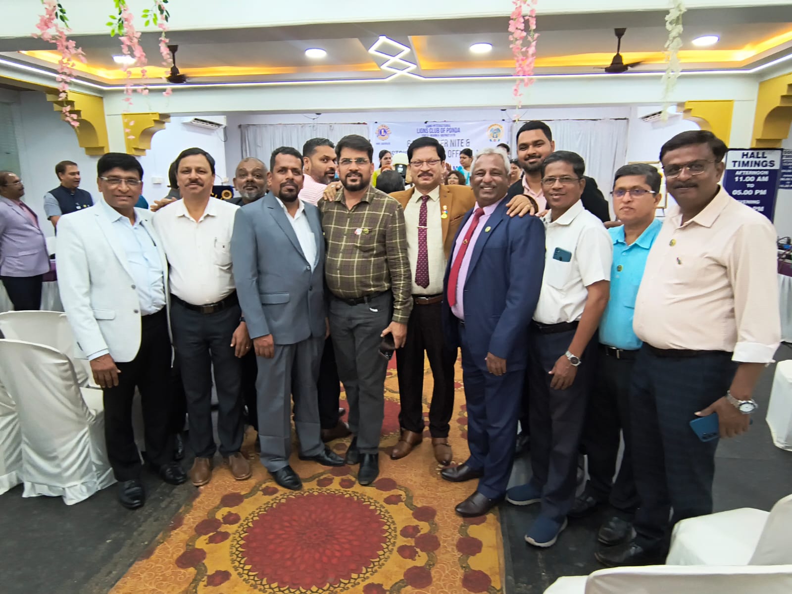 DG visit to Lion Club of Ponda