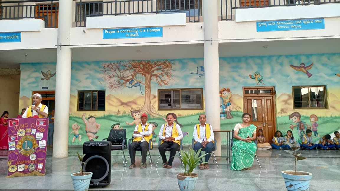 Awareness program on environmental at B.L.D.E School-20.03.26