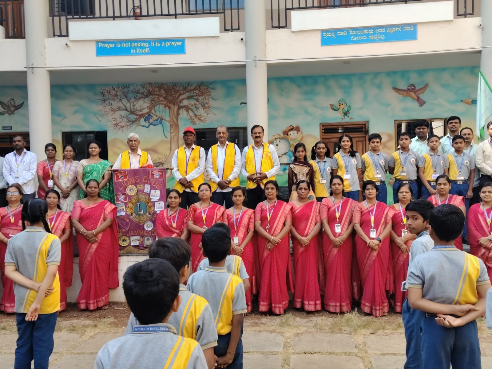 Childhood Cancer Awareness program at B.L.D.E School.