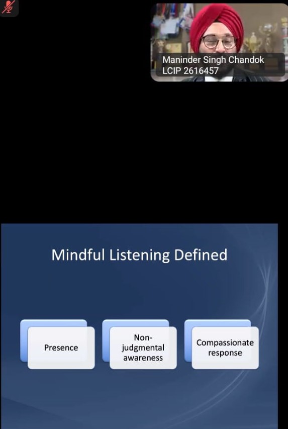 Topic : Mindful Listening