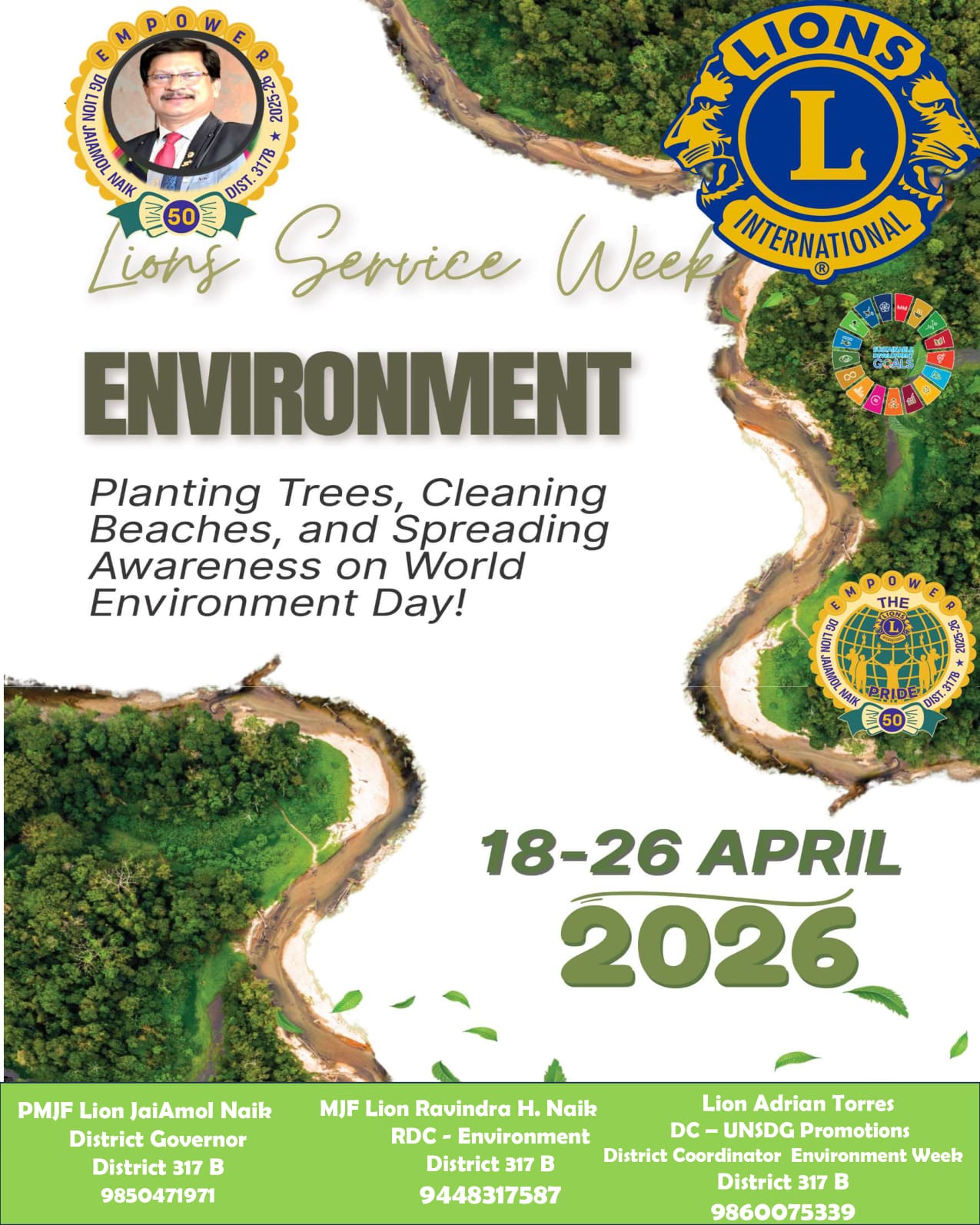 Empower The Pride To World Wide Week Of Service - 18th to 26th April 2026