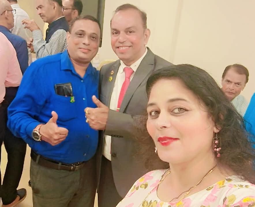 Attended DG Visit To Lions Club of Margao Gomant Gogol. Had a Conversations with Environment Service Week With Members of LC DabolimMGG and Other Club Members