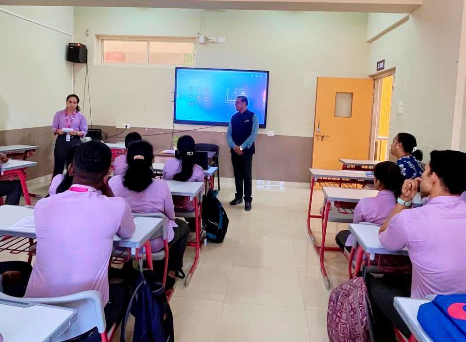 LAS Leo Advanced Sessions with Training As ALLI to VVMs Damodar College Margao Students and Future LEO with Leo International Training on Goal Setting with Leo Club of Salcete