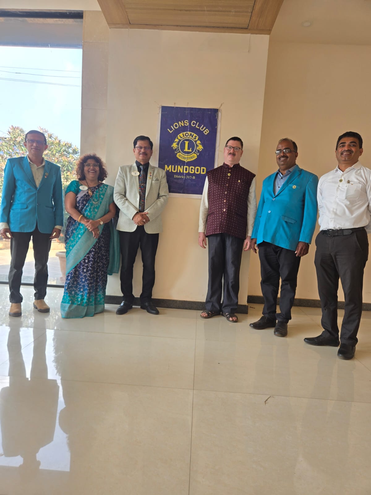 District Governor annual visit to Lions Club Mundagod.