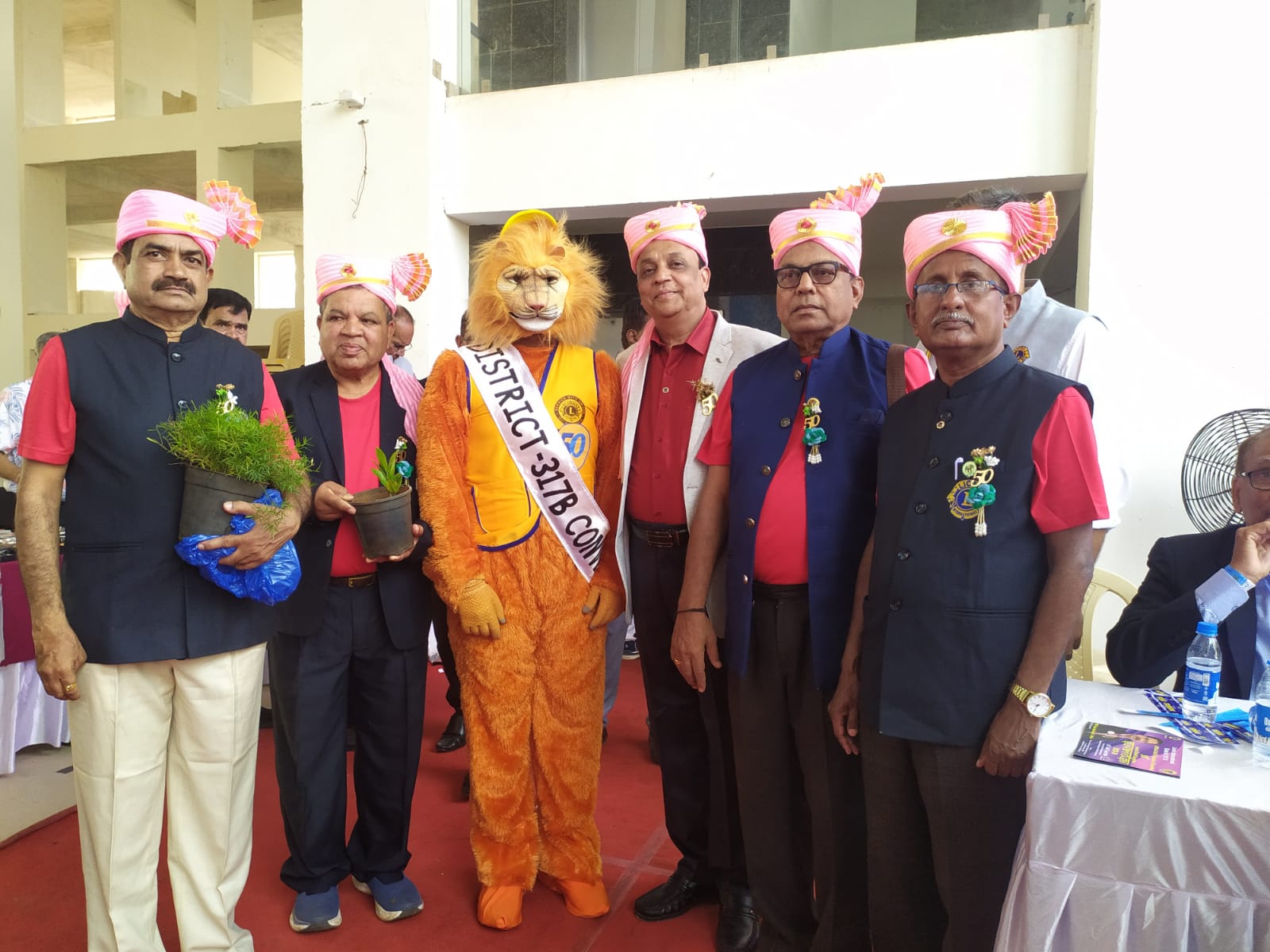 ATTENDING THE  DISTRICT  CONVENTION
