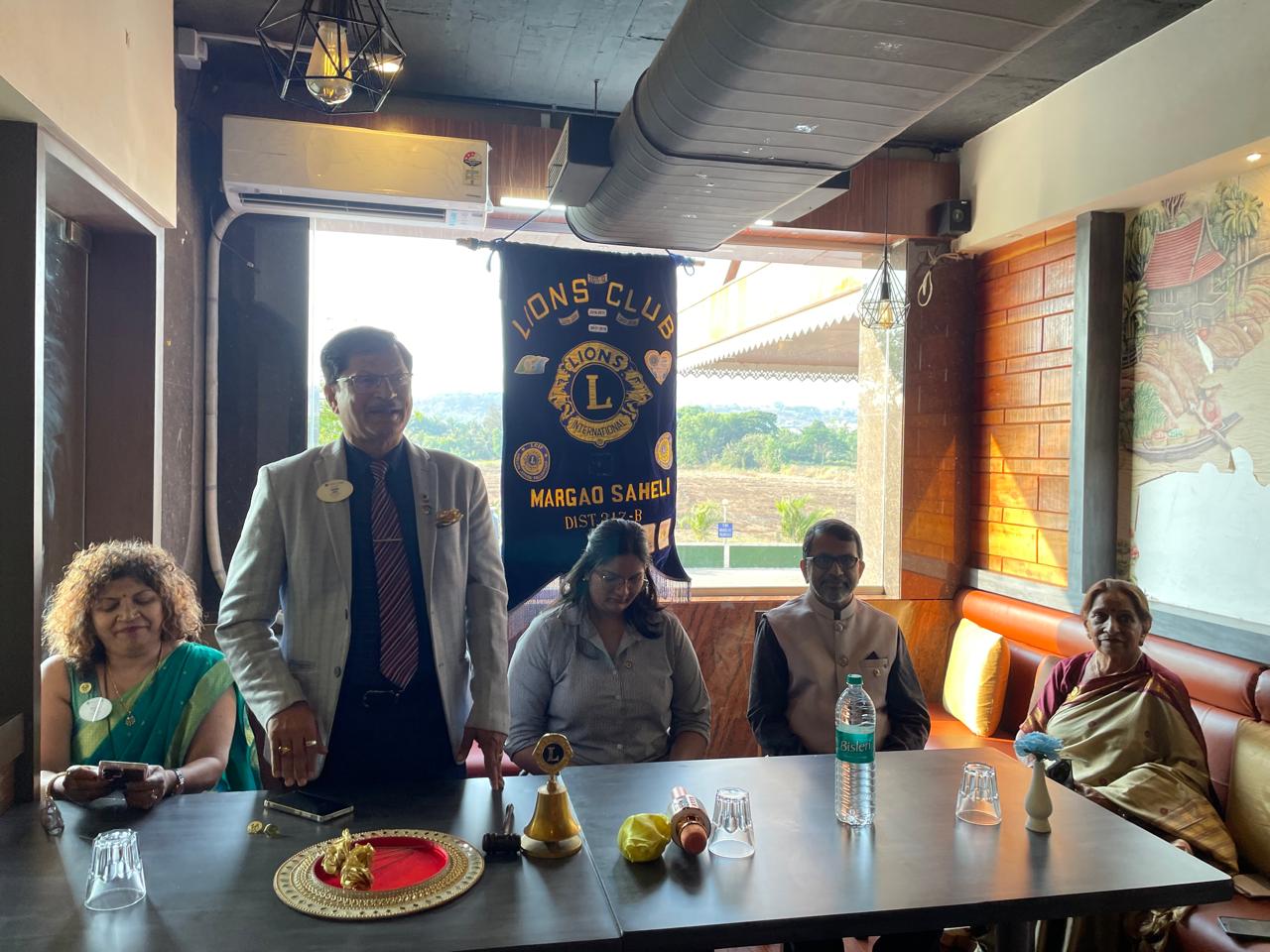 attended DG visit L.C. of margao saheli