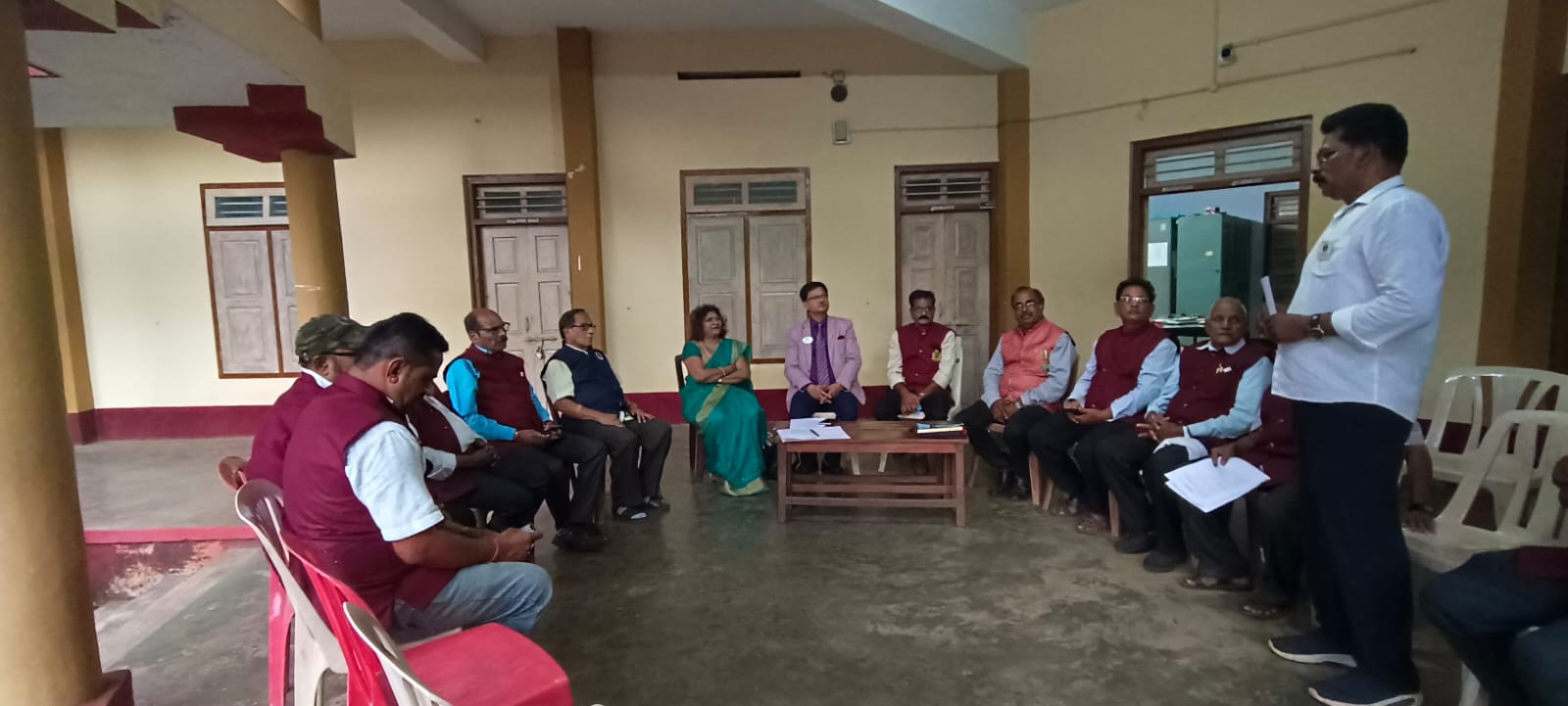 Lions Club Ankola Karavali B.O.D Meeting during DG annual visit.