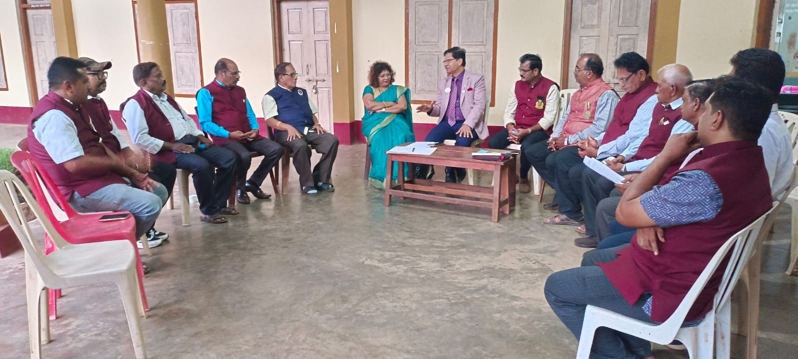 Lions Club Ankola Karavali B.O.D Meeting during DG annual visit.