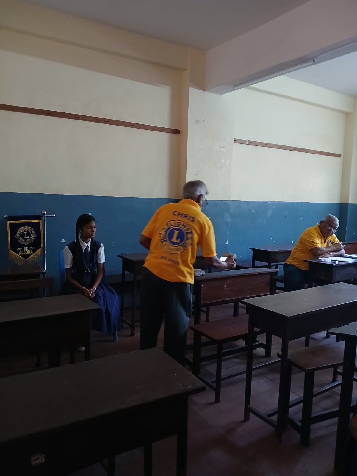 Vision screening in school
