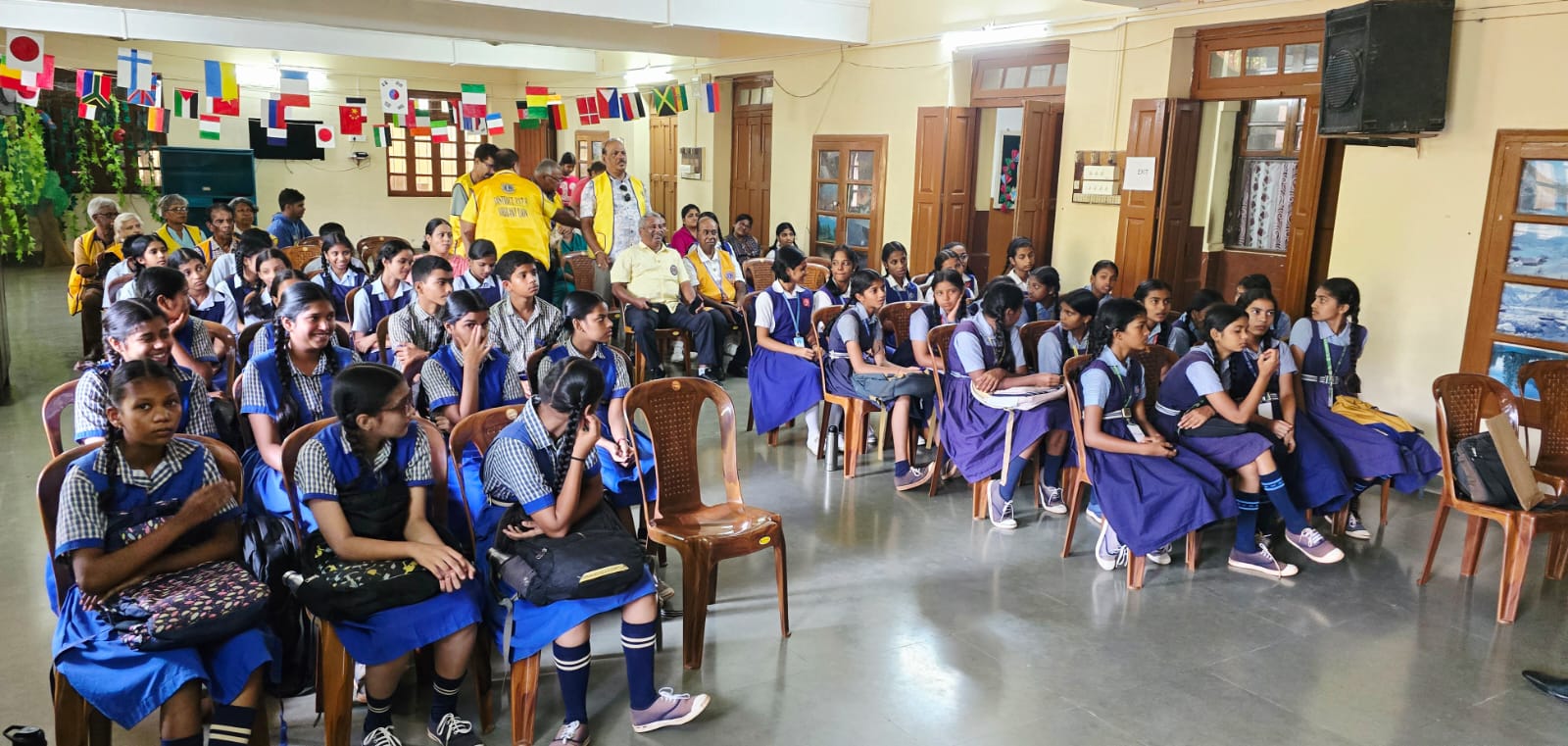 Interactive session on environment. part of international week