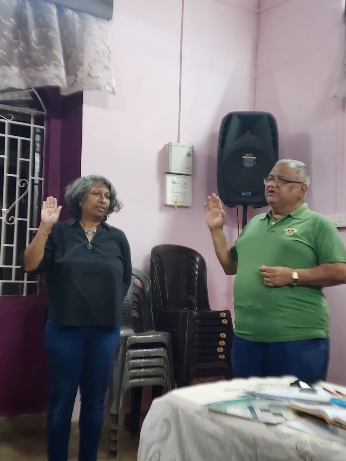 induction of new member