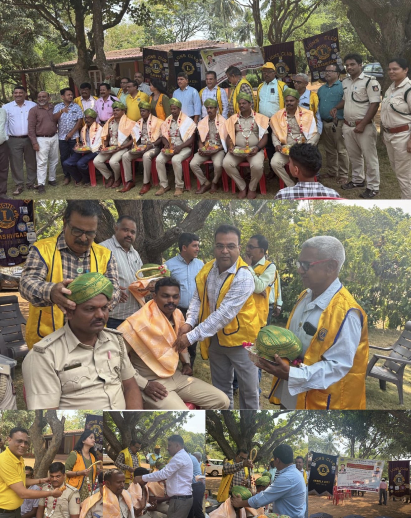 Honouring the forest officers