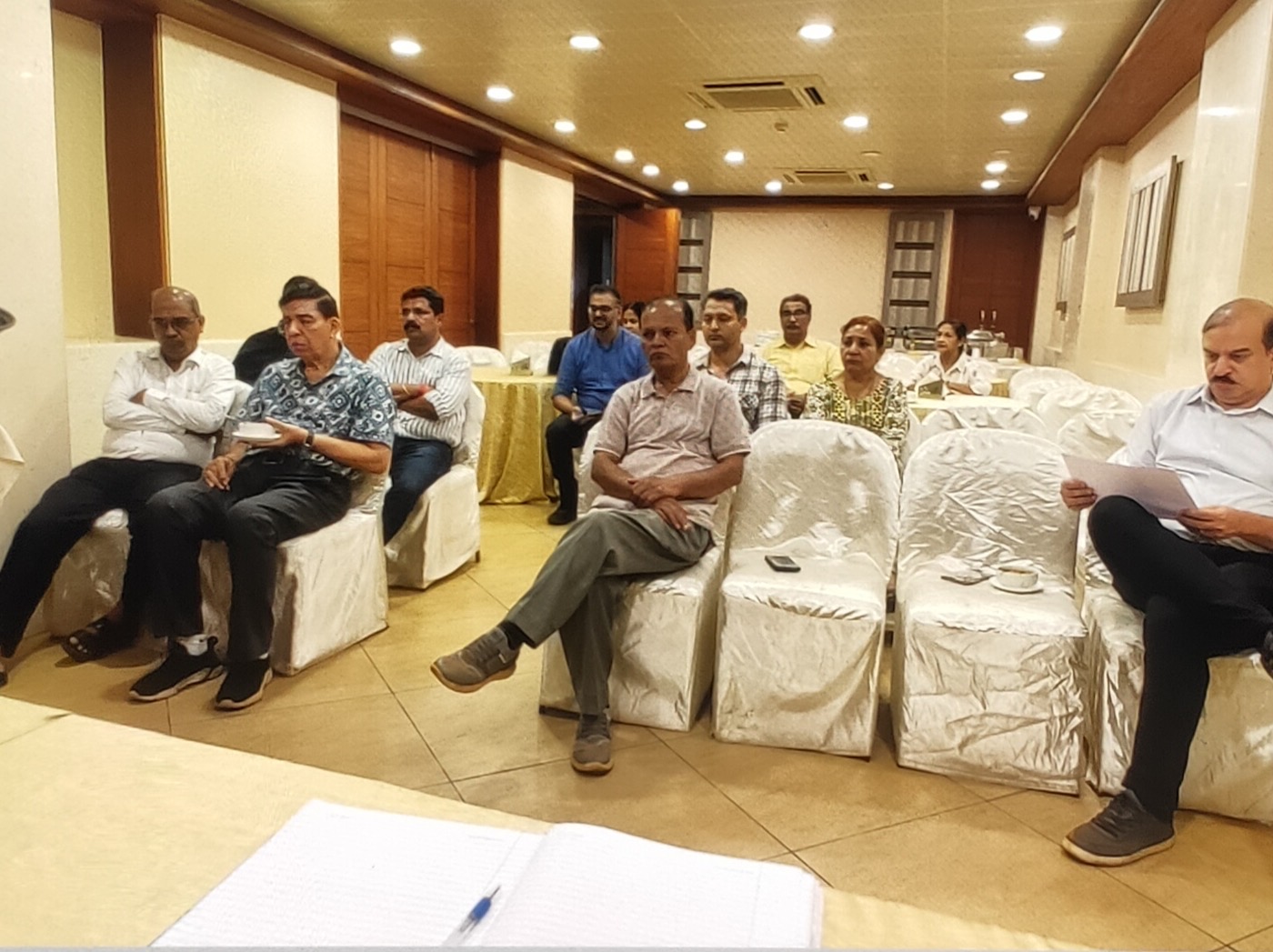 The board of directors meeting was held for the month of April