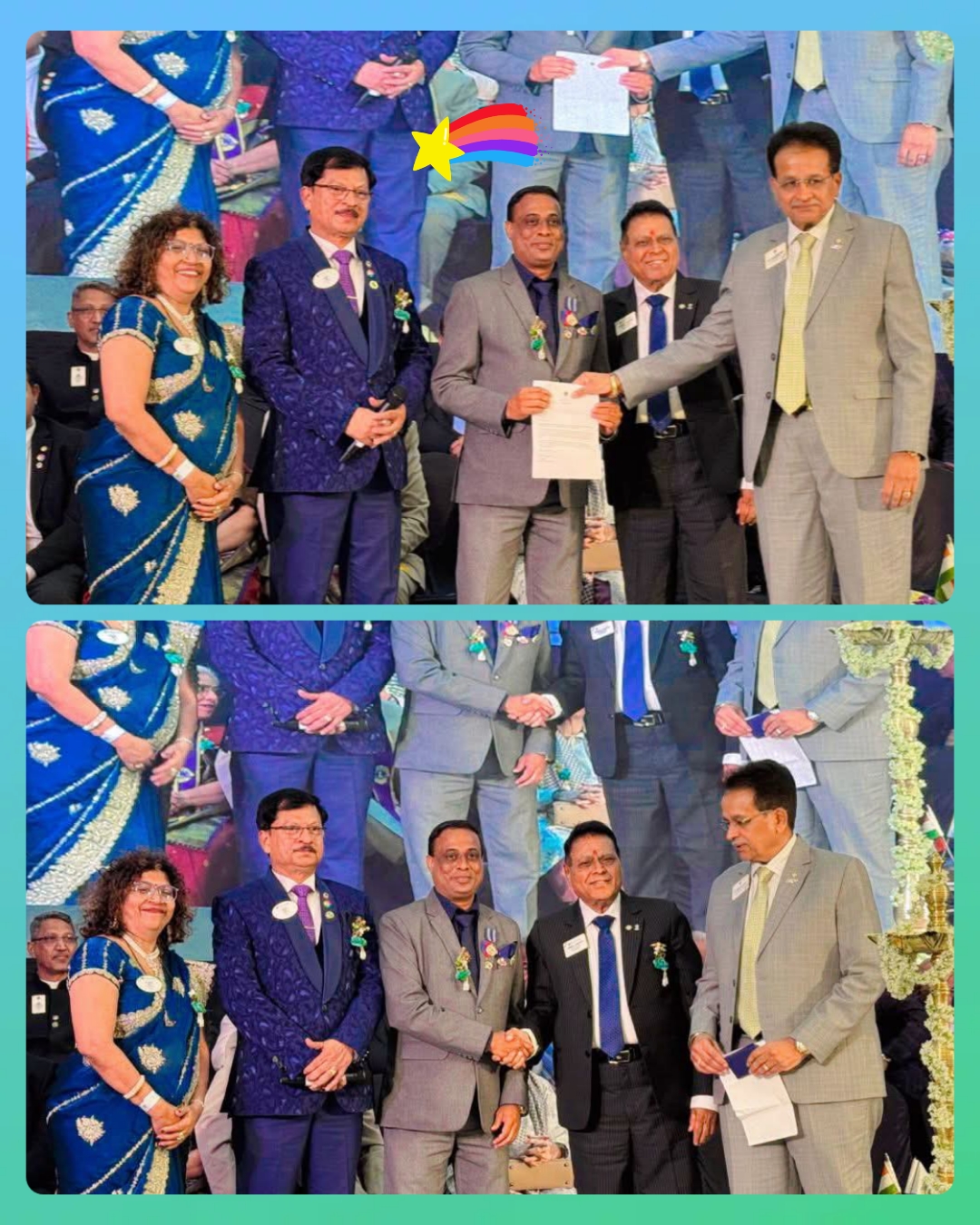 Attended the 50th District Convention at Maratha Sankul Porvorim Hosted By Lions Club of Sanquelim