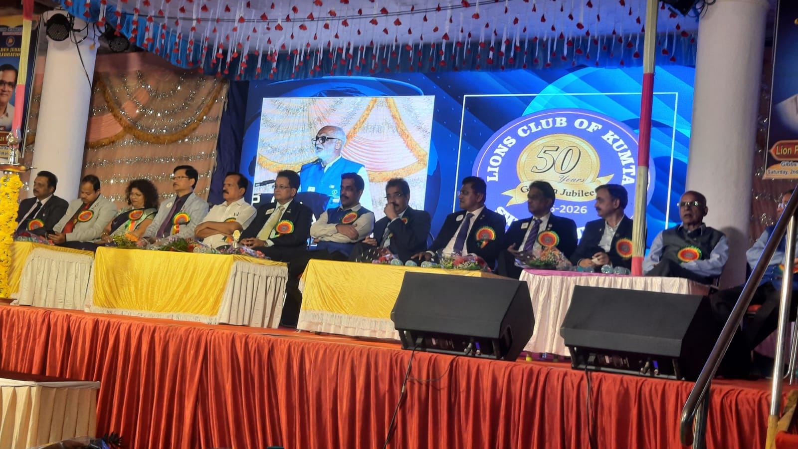 attended Golden jubilee celebrations at kumta 