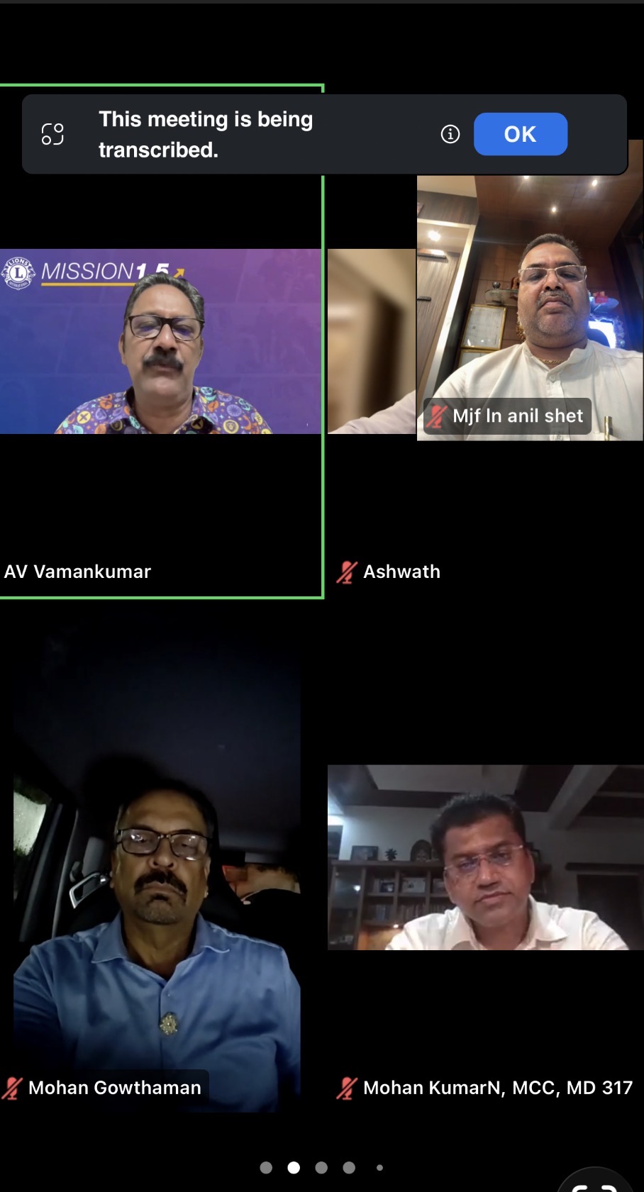 Zoom meeting 