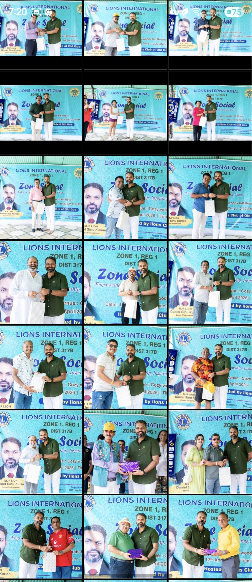 Feliciated all the PST , RC, ZC &  DC's in the Zone and other Regions 